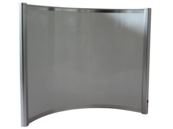 Aluminium Curved Panel Heater White (400W)